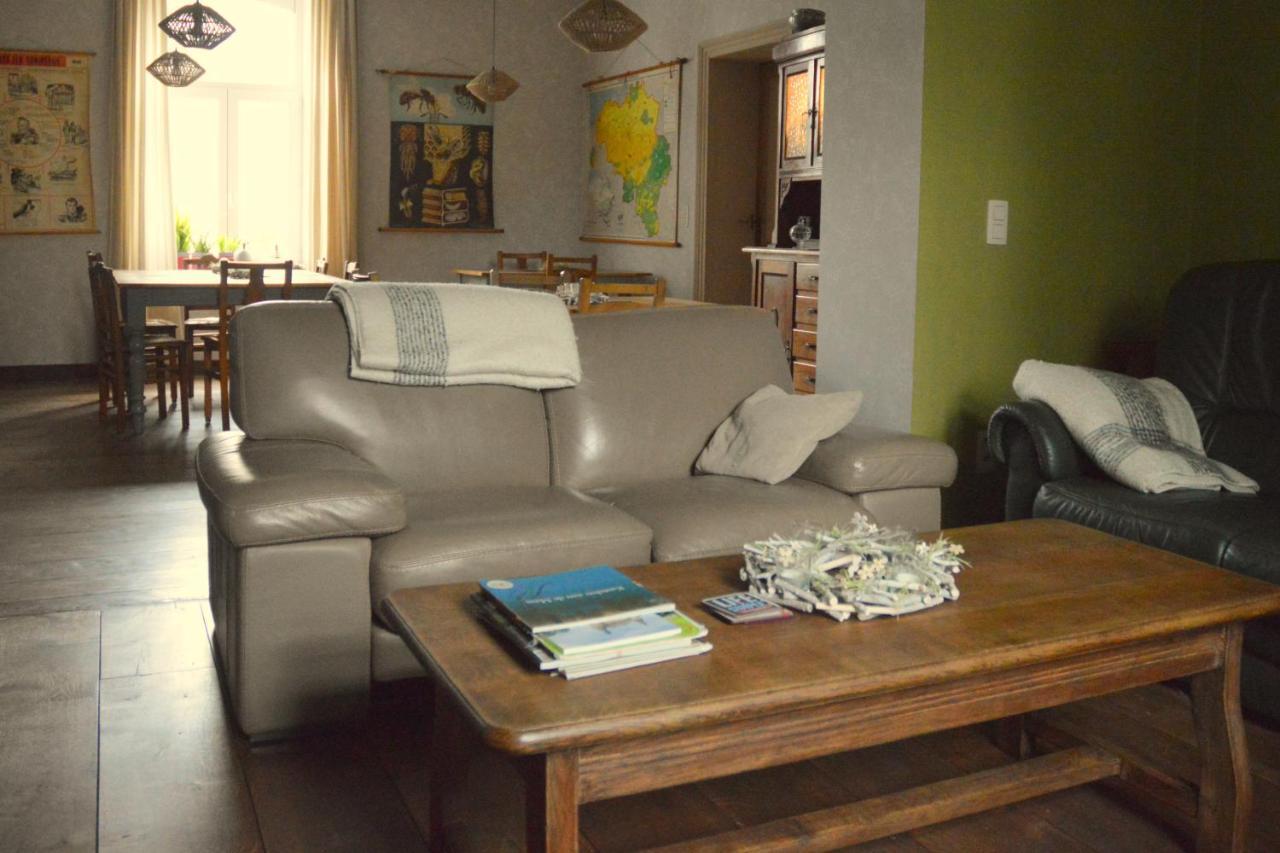 Aux 4 Saules De 4 Wilgen Bed & Breakfast Modave ภายนอก รูปภาพ