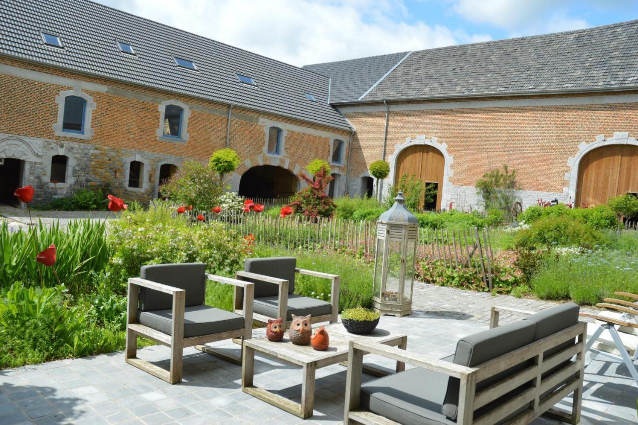 Aux 4 Saules De 4 Wilgen Bed & Breakfast Modave ภายนอก รูปภาพ